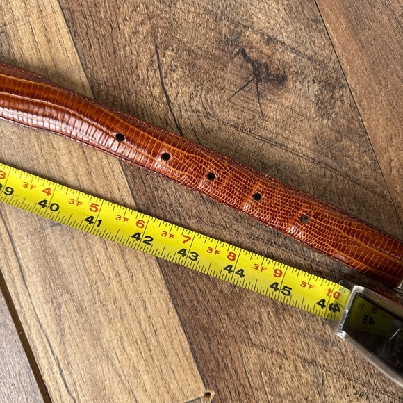 Vintage Florida Gators Leather Belt Men's Size 42 Brown Golf Silver Tone Buckle - Picture 7 of 9